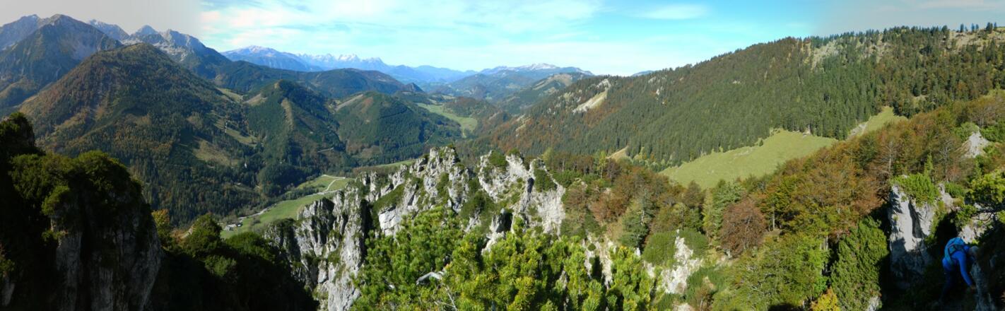 Panorama gegen Totes Gebirge