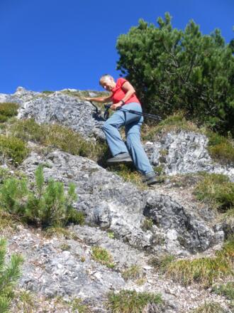 kurze Schrofenstufen
