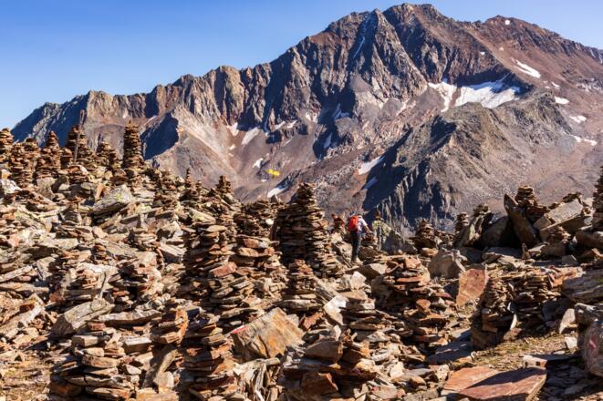 Steinmänner am Beiljoch