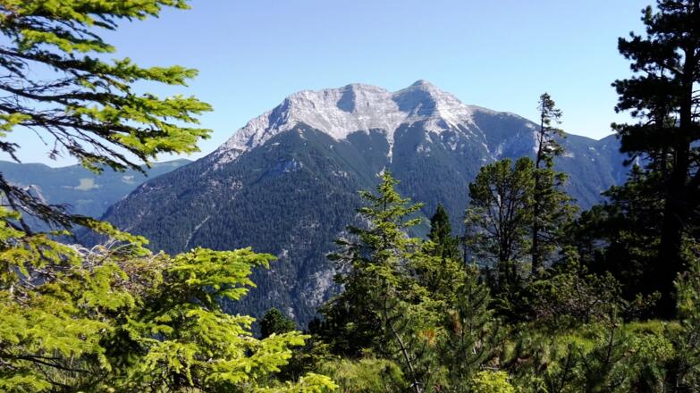 Guffert-Blick im Aufstieg