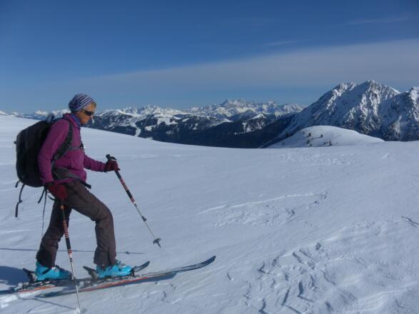Gosaukamm, Dachstein und Ennskraxen vom Loosbühel