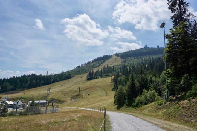 Abfahrt zur Bergbahn-Talstation