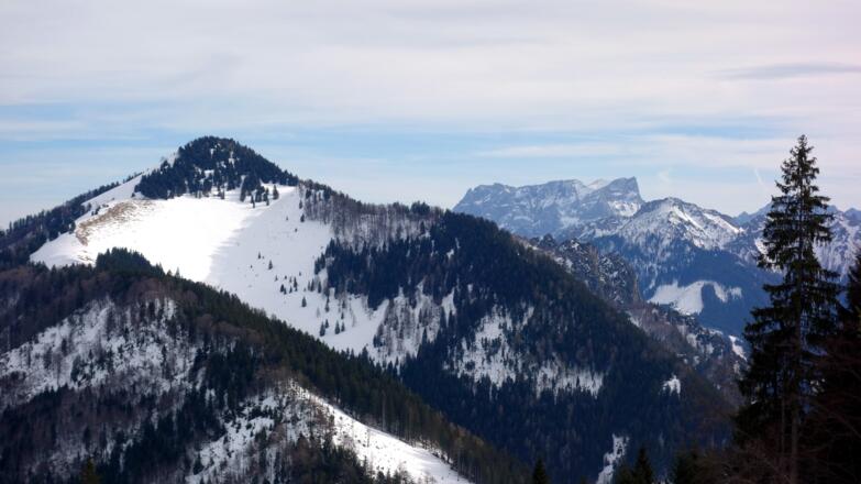 Blick über Schwarzkogel zum Gr.Buchstein