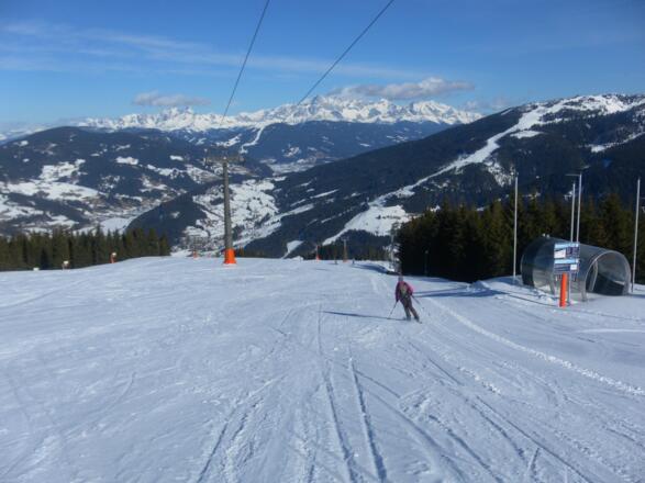 Pistenabfahrt