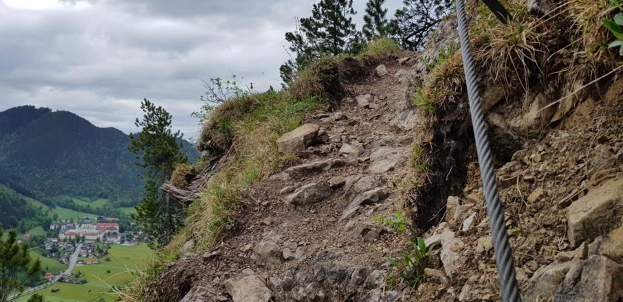 Ansteig über Weg Nr. 263 vom Ghf. Mühle zur Notkarspitze