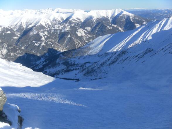 Standardaufstieg zur Balonspitze aus dem Kartheuserkar