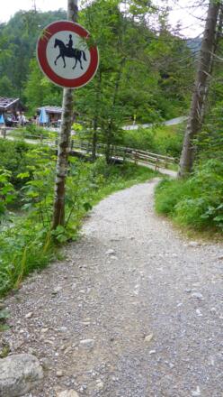 Weg zur Jausenstation in Siebenhütten