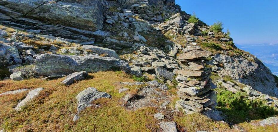 Nicht zum übersehen, dieses Stoanmandl!