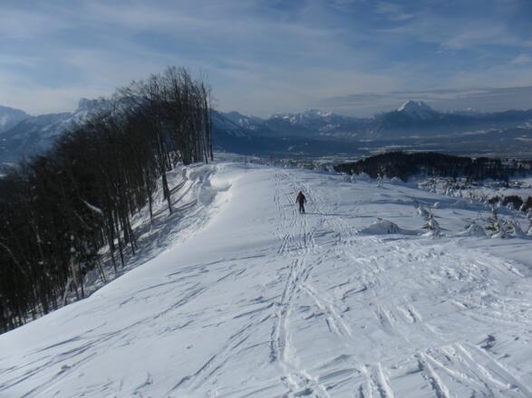 Salzburgblick vom Gipfelrücken