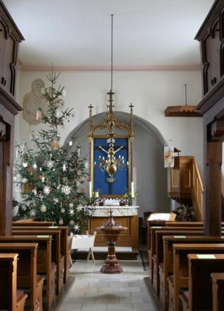 Kiirche in Eismannsberg Innenansicht