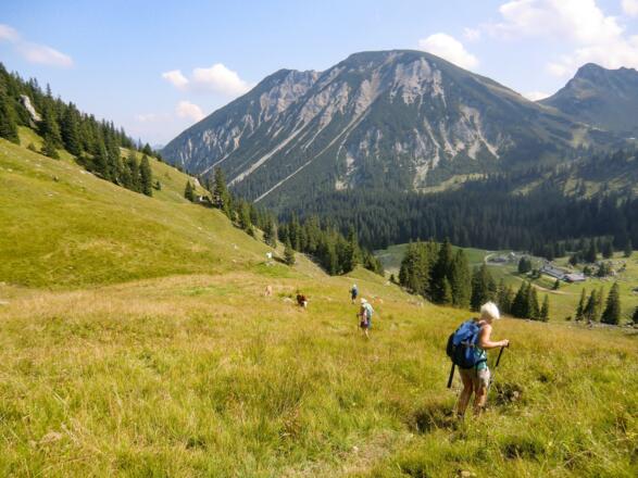 Abstieg vom Aiplspitz