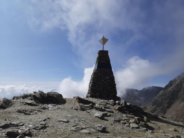 Obelisk an Ötzi Fundstelle