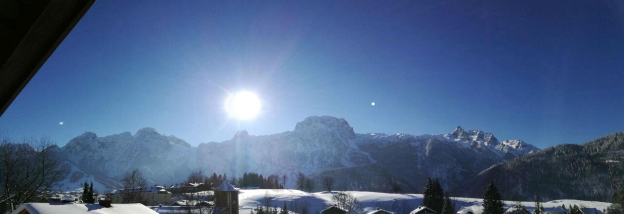 Balkon Winterpanorama