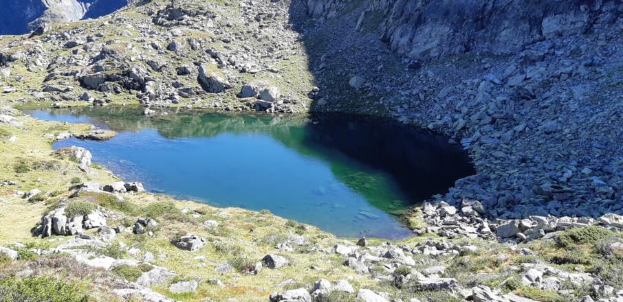 Ein Naturjuwel - der Wartkogelsee auf 2350 m.