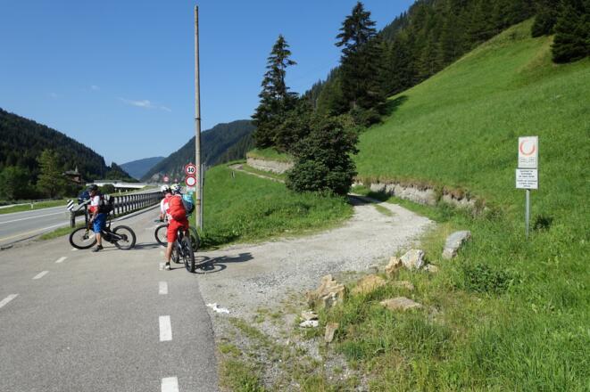 Brennerbad - rechts hinauf