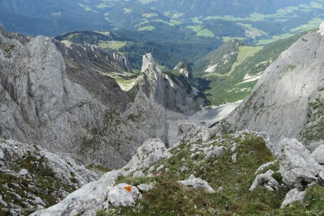 Da unten ist das Stuhlloch