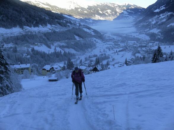 Start in Bad Gastein an denr Graukogelpisten