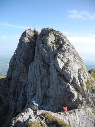Blick auf den Hauptgipfel