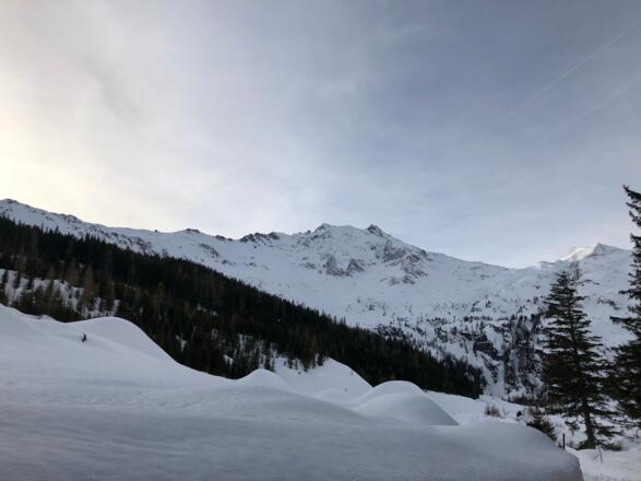 Das Ziel zum ersten mal zu sehen