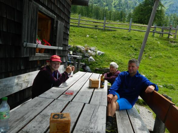 Rast bei der Gowilalm