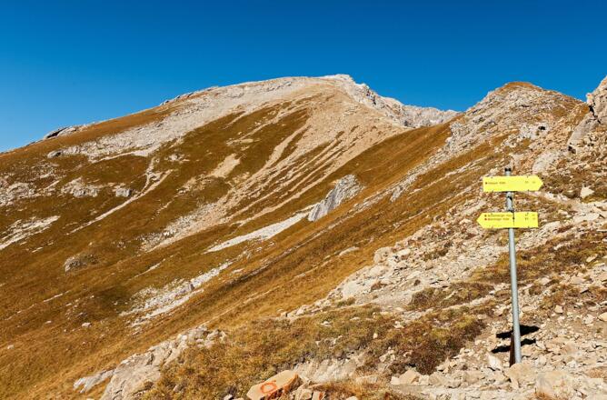 Gufelseejöchl mit Blick Richtung Kogelseespitze