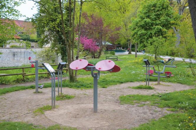 Bewegungsparcours im Stadtpark