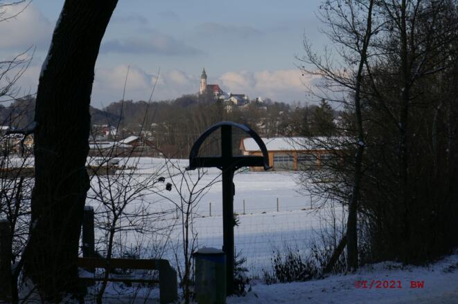 Blick nach Andechs