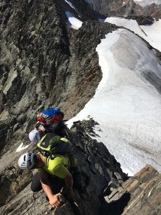 Abstieg über den Ostgrat