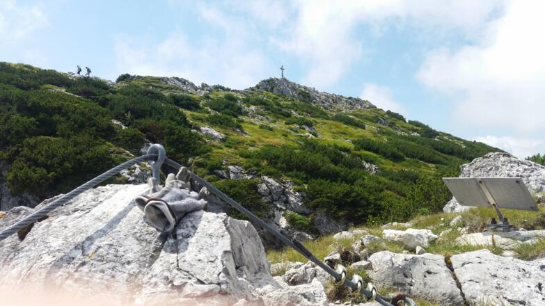 Ausstieg vom Klettersteig