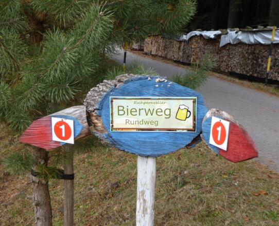 Wegmarkierung Rote 1