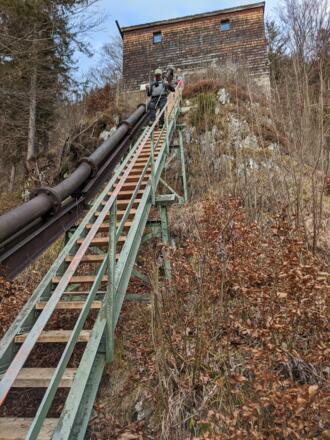 Himmelsleiter mit Sole Hochbehälter