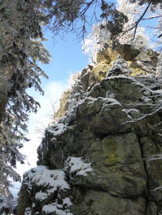Kleiner Falkenstein von unten
