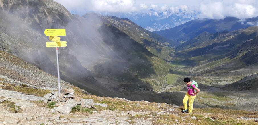 Am Sendersjöchl (2477 m).