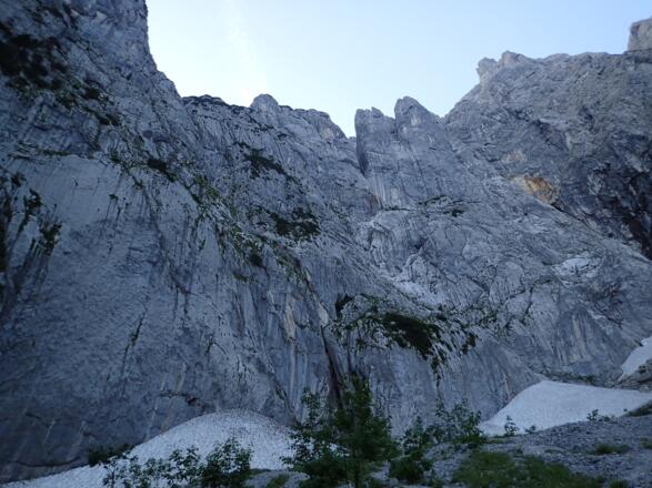 Am Fuß der Göll Westwand