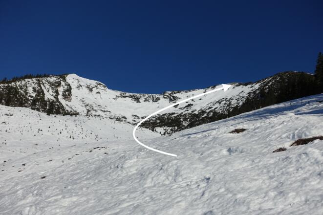 Aufstiegsroute