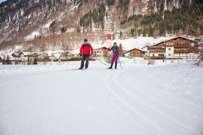 Langlaufen im Klostertal