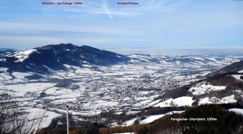 Paragleiter Startplatz ~1000m