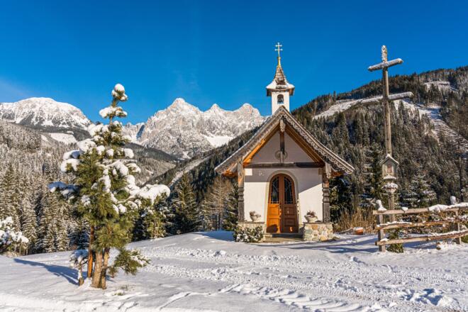 Kapelle beim Latschenstüberl/Mandlberggut