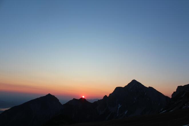 Sonnenaufgang am Füssner Jöchle