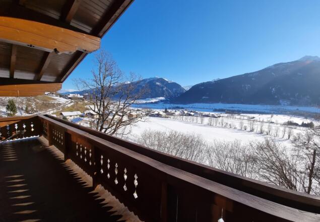 Blick vom Balkon