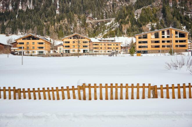 Unterwegs auf der Schattahalb Loipe in Klösterle am Arlberg
