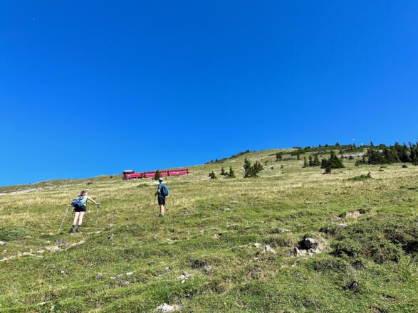 Trenul trece pe lângă noi