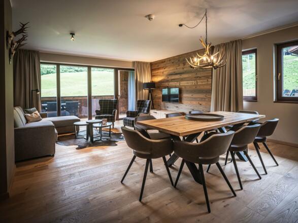 AlpenParks Arlberg Wohnzimmer