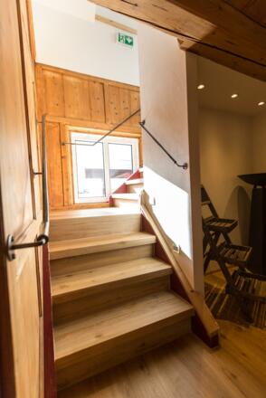 Treppenaufgang in den 2. Stock