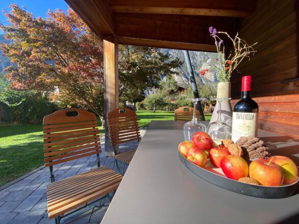 outdoor dining place
