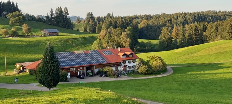 Sonnenuntergang im Sommer