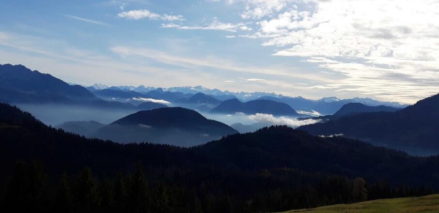 Morgenstimmung in den Bergen
