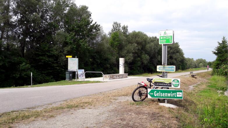 Römerrast 266m am R1 Donauradweg