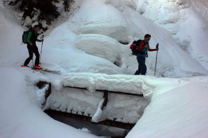 Brücke am Ende des Schützensteigs