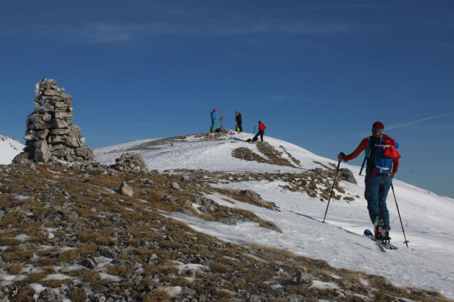 Der nicht selten abgeblasene Gipfel